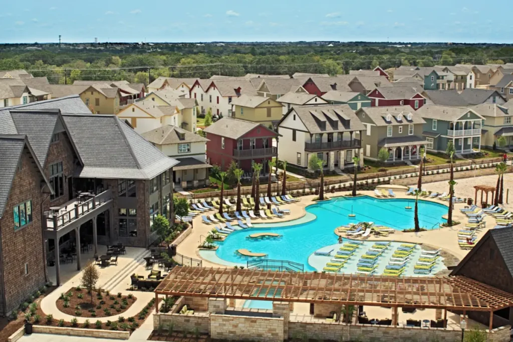 the cottages of college station aerial pool